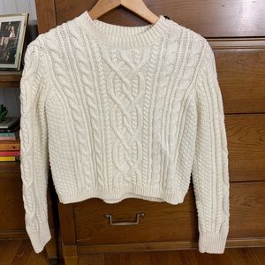 Topshop cable knit sweater